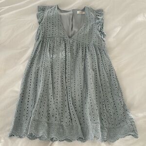 Eyelet Romper Dress